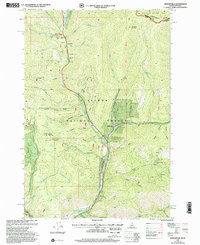 Download a high-resolution, GPS-compatible USGS topo map for Gibbonsville, ID (2002 edition)