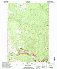 Download a high-resolution, GPS-compatible USGS topo map for Glenwood, ID (1997 edition)