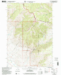 Download a high-resolution, GPS-compatible USGS topo map for Goat Mountain, ID (2002 edition)
