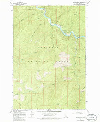 Download a high-resolution, GPS-compatible USGS topo map for Goddard Point, ID (1986 edition)