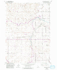 Download a high-resolution, GPS-compatible USGS topo map for Gooding Butte, ID (1993 edition)