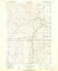 Download a high-resolution, GPS-compatible USGS topo map for Gooding Butte, ID (1962 edition)