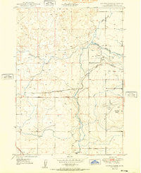 Download a high-resolution, GPS-compatible USGS topo map for Gooding Butte, ID (1950 edition)
