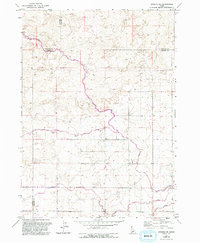 Download a high-resolution, GPS-compatible USGS topo map for Gooding SE, ID (1993 edition)