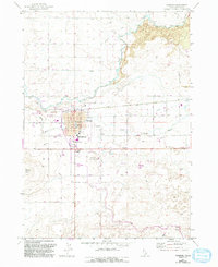 Download a high-resolution, GPS-compatible USGS topo map for Gooding, ID (1993 edition)