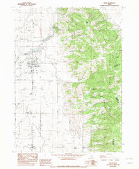 Download a high-resolution, GPS-compatible USGS topo map for Grace, ID (1982 edition)