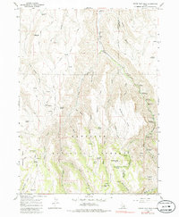 Download a high-resolution, GPS-compatible USGS topo map for Grand View Peak, ID (1986 edition)