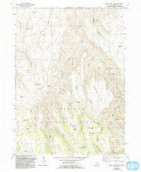 Download a high-resolution, GPS-compatible USGS topo map for Grand View Peak, ID (1993 edition)