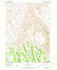 Download a high-resolution, GPS-compatible USGS topo map for Grand View Peak, ID (1966 edition)