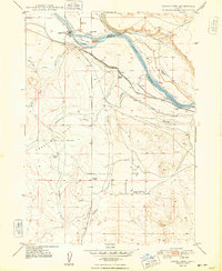 Download a high-resolution, GPS-compatible USGS topo map for Grand View, ID (1948 edition)