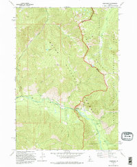 Download a high-resolution, GPS-compatible USGS topo map for Grandjean, ID (1995 edition)