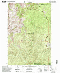 Download a high-resolution, GPS-compatible USGS topo map for Granite Pass, ID (1997 edition)