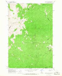 Download a high-resolution, GPS-compatible USGS topo map for Granite Pass, ID (1967 edition)