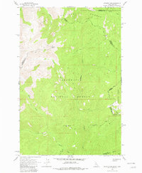 Download a high-resolution, GPS-compatible USGS topo map for Granite Pass, ID (1981 edition)