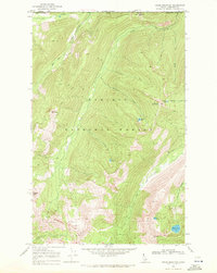 Download a high-resolution, GPS-compatible USGS topo map for Grass Mountain, ID (1971 edition)