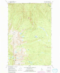 Download a high-resolution, GPS-compatible USGS topo map for Grave Peak, ID (1992 edition)