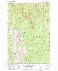 Download a high-resolution, GPS-compatible USGS topo map for Grave Peak, ID (1984 edition)