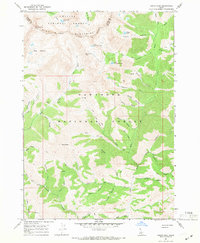 Download a high-resolution, GPS-compatible USGS topo map for Grays Peak, ID (1971 edition)