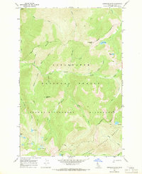 Download a high-resolution, GPS-compatible USGS topo map for Greenside Butte, ID (1969 edition)