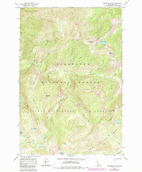Download a high-resolution, GPS-compatible USGS topo map for Greenside Butte, ID (1984 edition)