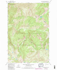 Download a high-resolution, GPS-compatible USGS topo map for Greenside Butte, ID (1984 edition)
