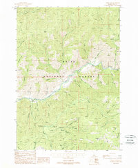 preview thumbnail of historical topo map of Boise County, ID in 1988