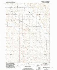 Download a high-resolution, GPS-compatible USGS topo map for Grindstone Butte, ID (1992 edition)