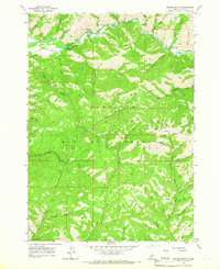 Download a high-resolution, GPS-compatible USGS topo map for Grouse Butte, ID (1966 edition)