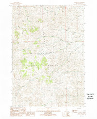 preview thumbnail of historical topo map of Custer County, ID in 1989