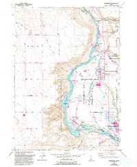Download a high-resolution, GPS-compatible USGS topo map for Hagerman, ID (1992 edition)