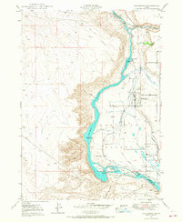 1949 Map of Twin Falls County, ID, 1968 Print