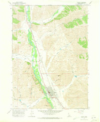 preview thumbnail of historical topo map of Hailey, ID in 1967