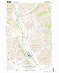 Download a high-resolution, GPS-compatible USGS topo map for Hailey, ID (1984 edition)