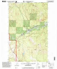 Download a high-resolution, GPS-compatible USGS topo map for Hall Mountain, ID (1999 edition)