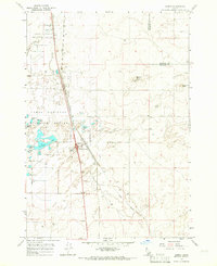Download a high-resolution, GPS-compatible USGS topo map for Hamer, ID (1966 edition)