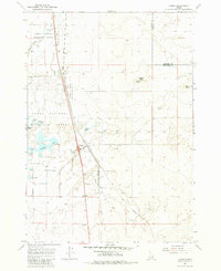Download a high-resolution, GPS-compatible USGS topo map for Hamer, ID (1983 edition)