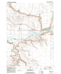 Download a high-resolution, GPS-compatible USGS topo map for Hammett, ID (1992 edition)