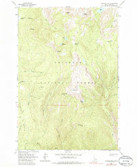 Download a high-resolution, GPS-compatible USGS topo map for Hanover Mtn, ID (1986 edition)