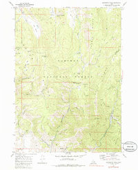 Download a high-resolution, GPS-compatible USGS topo map for Harrington Peak, ID (1986 edition)
