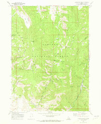 Download a high-resolution, GPS-compatible USGS topo map for Harrington Peak, ID (1973 edition)