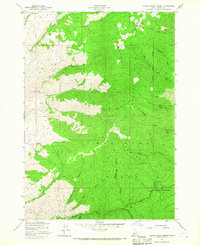 preview thumbnail of historical topo map of Boise County, ID in 1957
