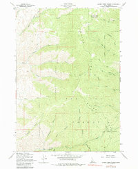 Download a high-resolution, GPS-compatible USGS topo map for Harris Creek Summit, ID (1983 edition)