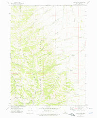 preview thumbnail of historical topo map of Power County, ID in 1973