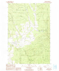 Download a high-resolution, GPS-compatible USGS topo map for Harvard, ID (1990 edition)