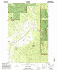 Download a high-resolution, GPS-compatible USGS topo map for Harvard, ID (1997 edition)