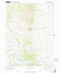 Download a high-resolution, GPS-compatible USGS topo map for Hawkins, ID (1972 edition)