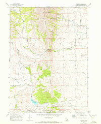 Download a high-resolution, GPS-compatible USGS topo map for Hawkins, ID (1972 edition)