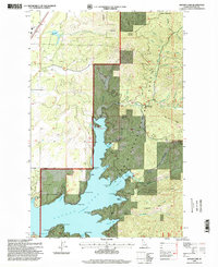 Download a high-resolution, GPS-compatible USGS topo map for Hayden Lake, ID (1999 edition)