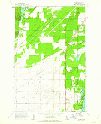 1961 Map of Hayden, ID, 1962 Print