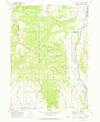Download a high-resolution, GPS-compatible USGS topo map for Haystack Mtn, ID (1973 edition)